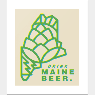 Drink Maine Beer Posters and Art